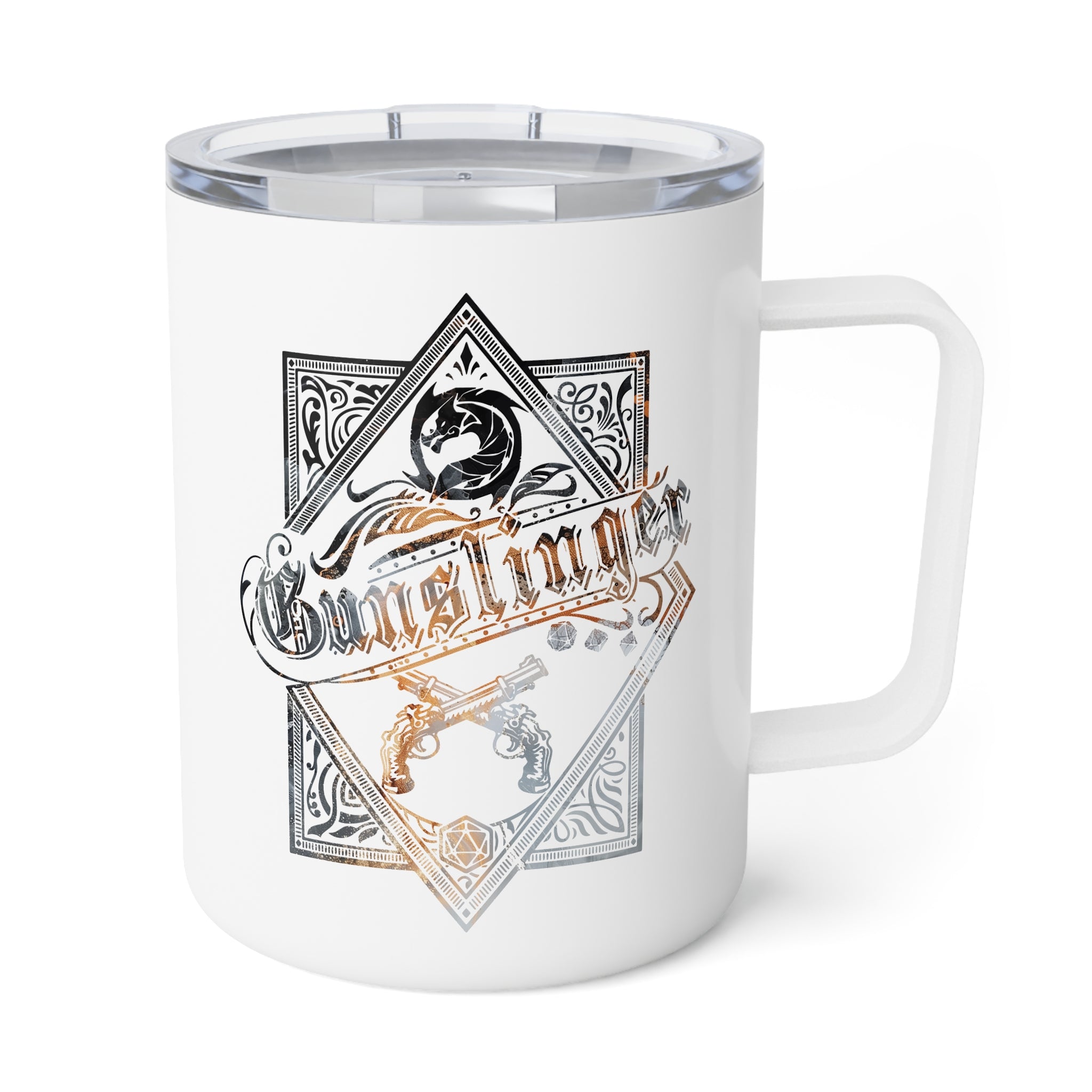 D&D Class Insulated Mug, Gunslinger-Insulated Mug-Wild Pour