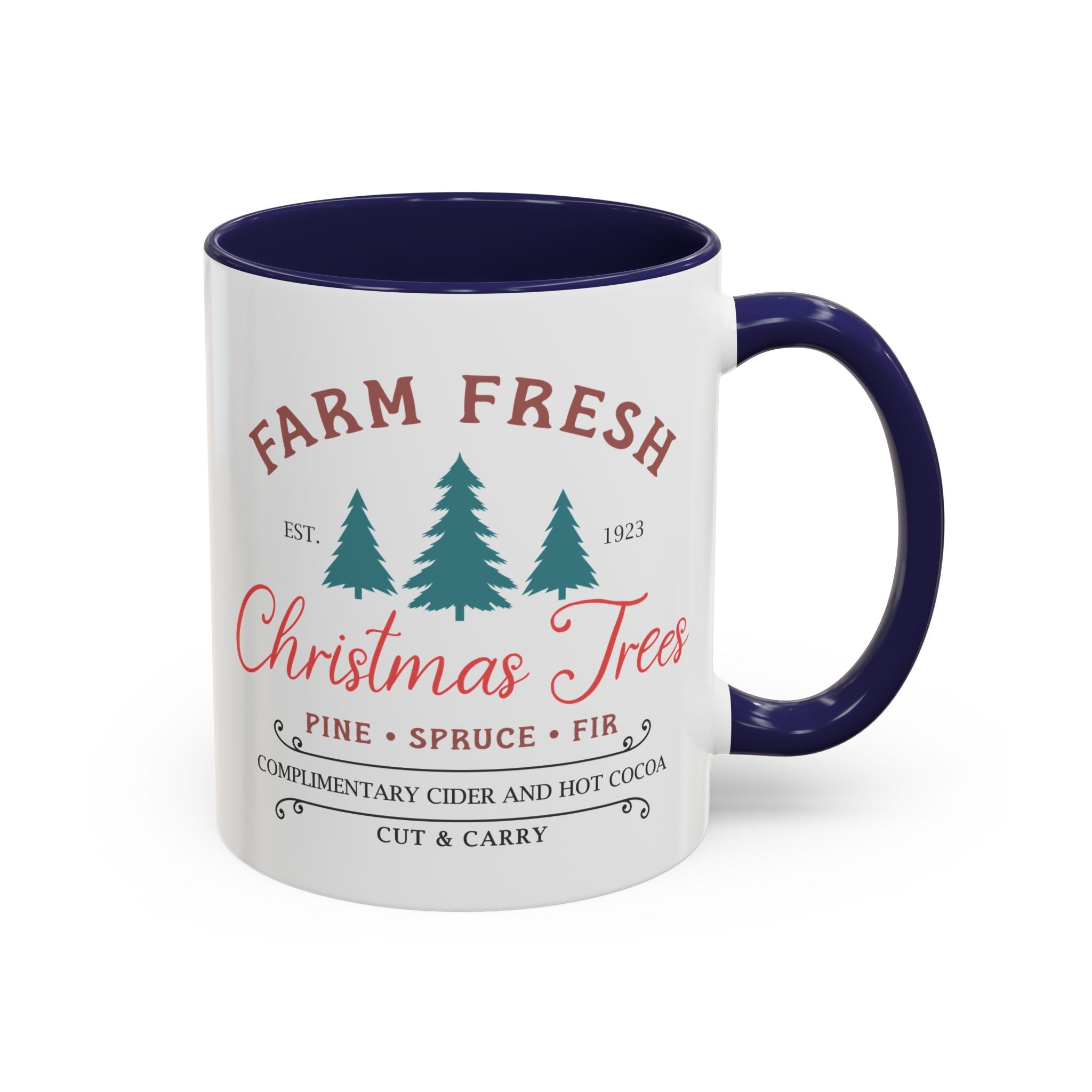 Farm Fresh Christmas Trees Mug-Mug-Wild Pour