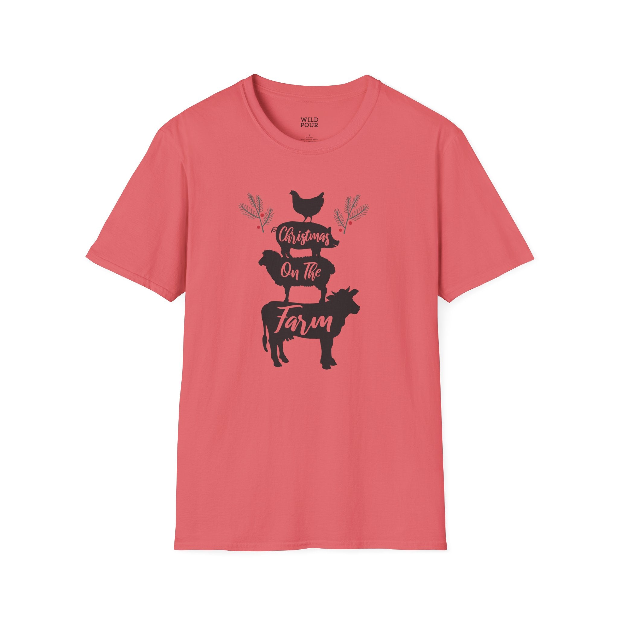 Christmas on the Farm Tee-Adult Tees-Wild Pour