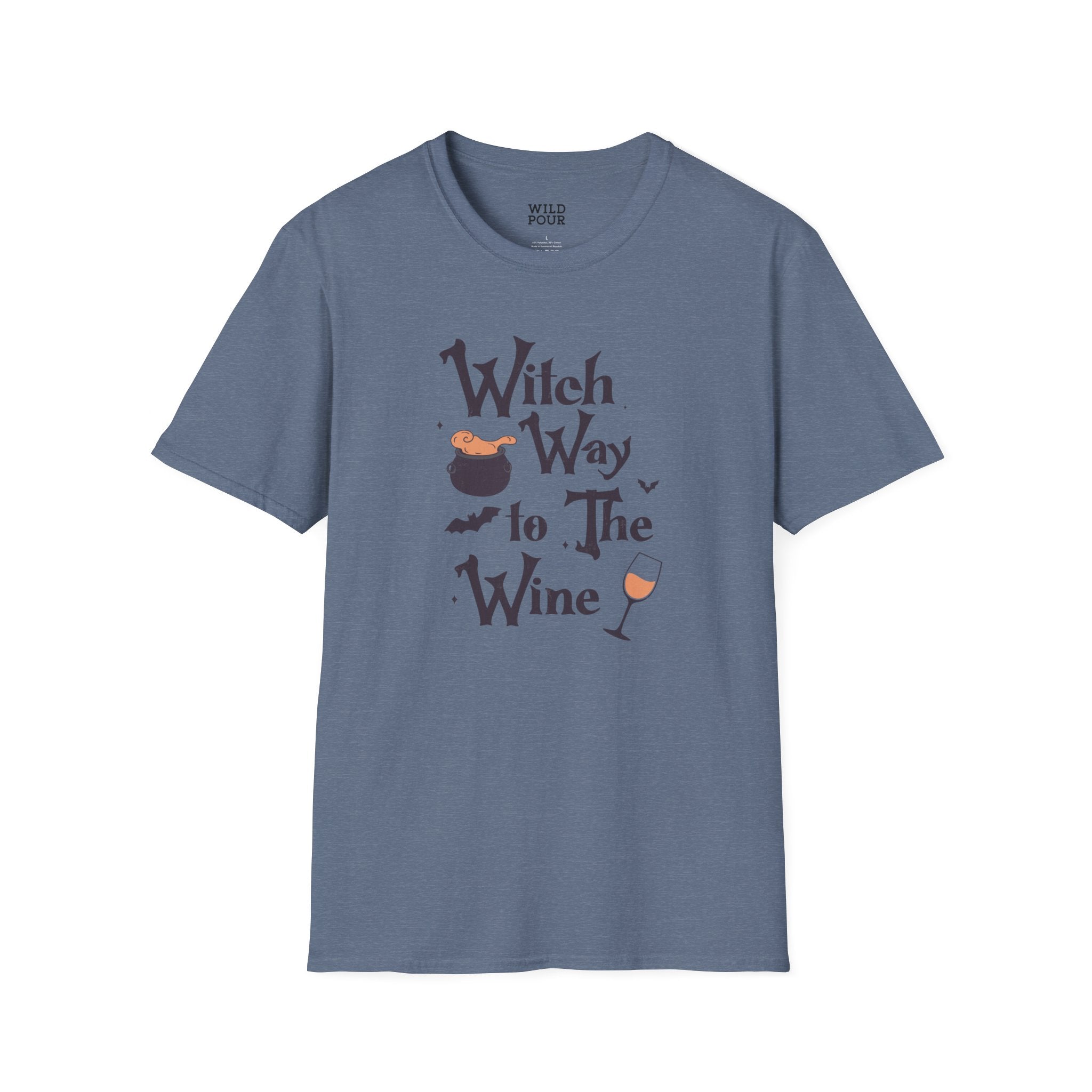 Witch Way to the Wine Tee-Adult Tees-Wild Pour