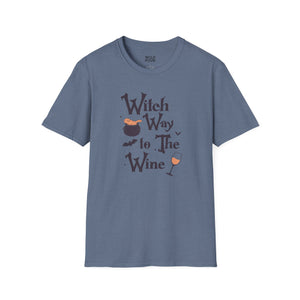 Witch Way to the Wine Tee-Adult Tees-Wild Pour