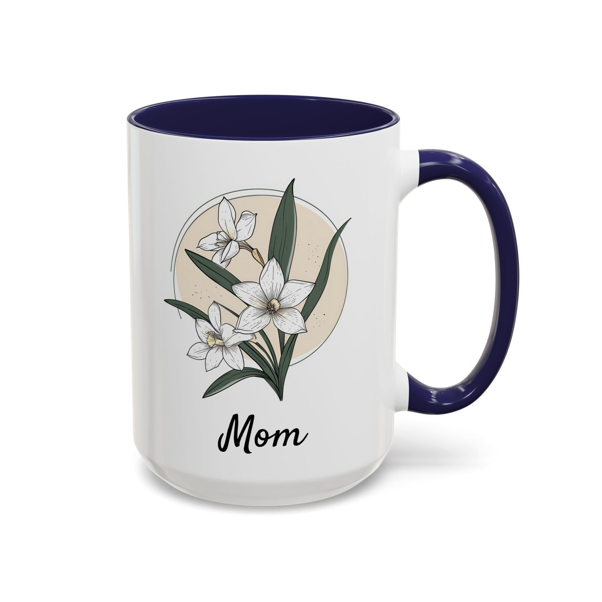 December Narcissus, Personalized Birth Month Mug-Mug-Wild Pour