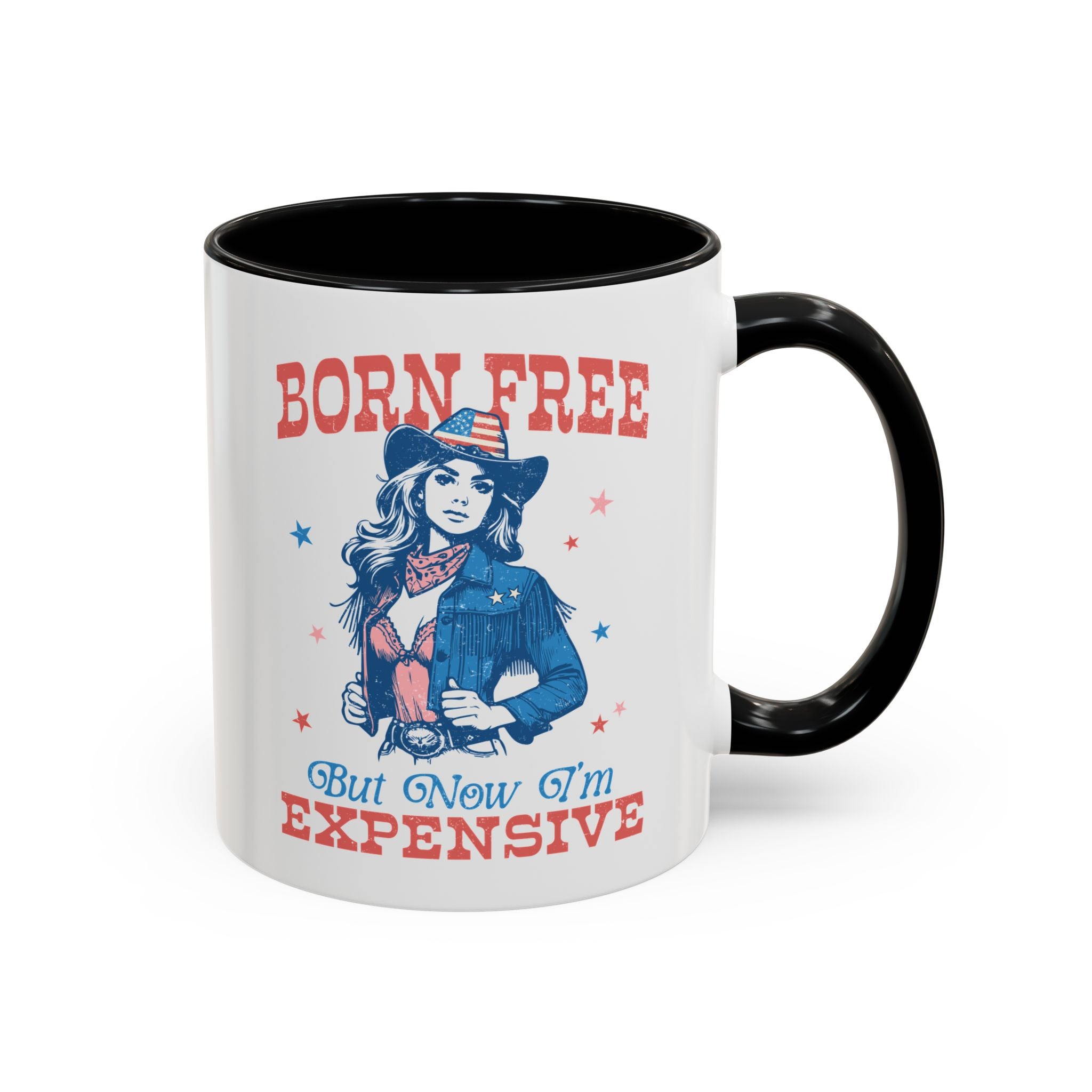 Born Free, But Now I'm Expensive, Funny Patriotic Mug