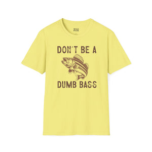 Don't Be a Dumb Bass Tee-Adult Tees-Wild Pour