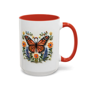 Monarch Butterfly, Paper Quilling Mug-Mug-Wild Pour