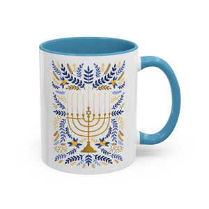 Ornamental Menorah Mug-Mug-Wild Pour