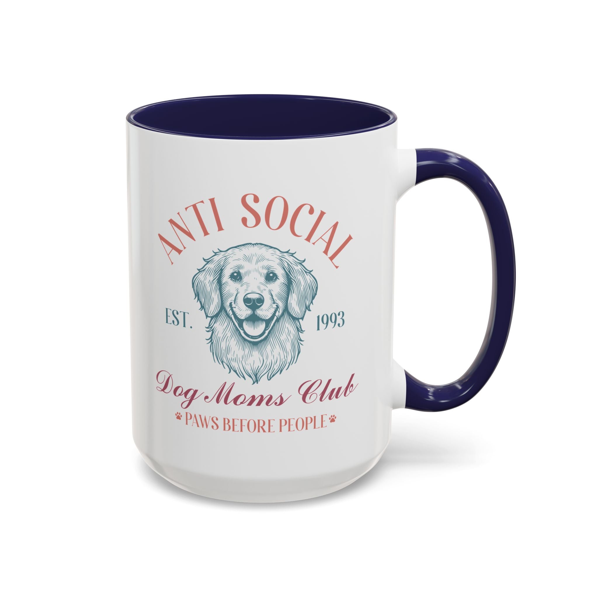 Anti-Social Dog Moms Club, Dog Mug-Mug-Wild Pour