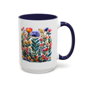 Wildflowers, Paper Quilling Mug-Mug-Wild Pour