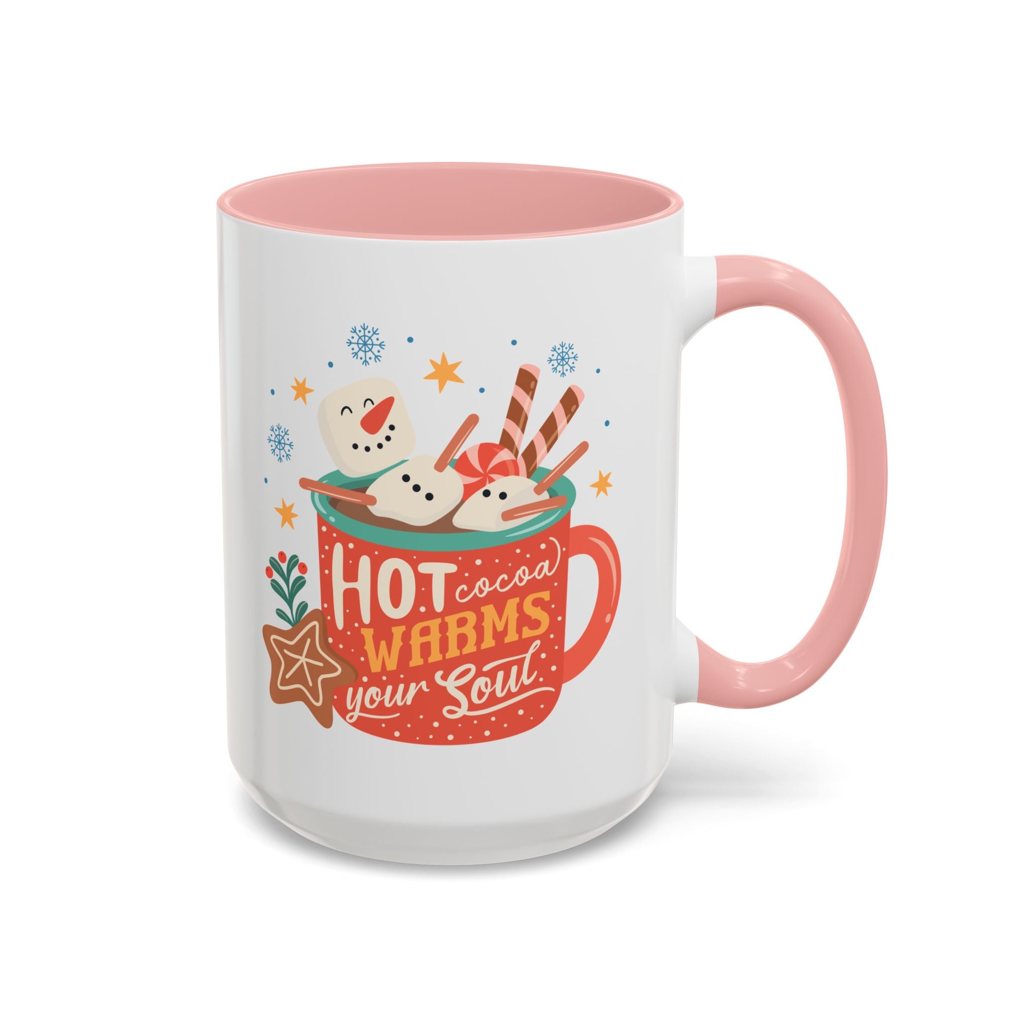 Hot Cocoa Warms Your Soul, Snowman Mug-Mug-Wild Pour