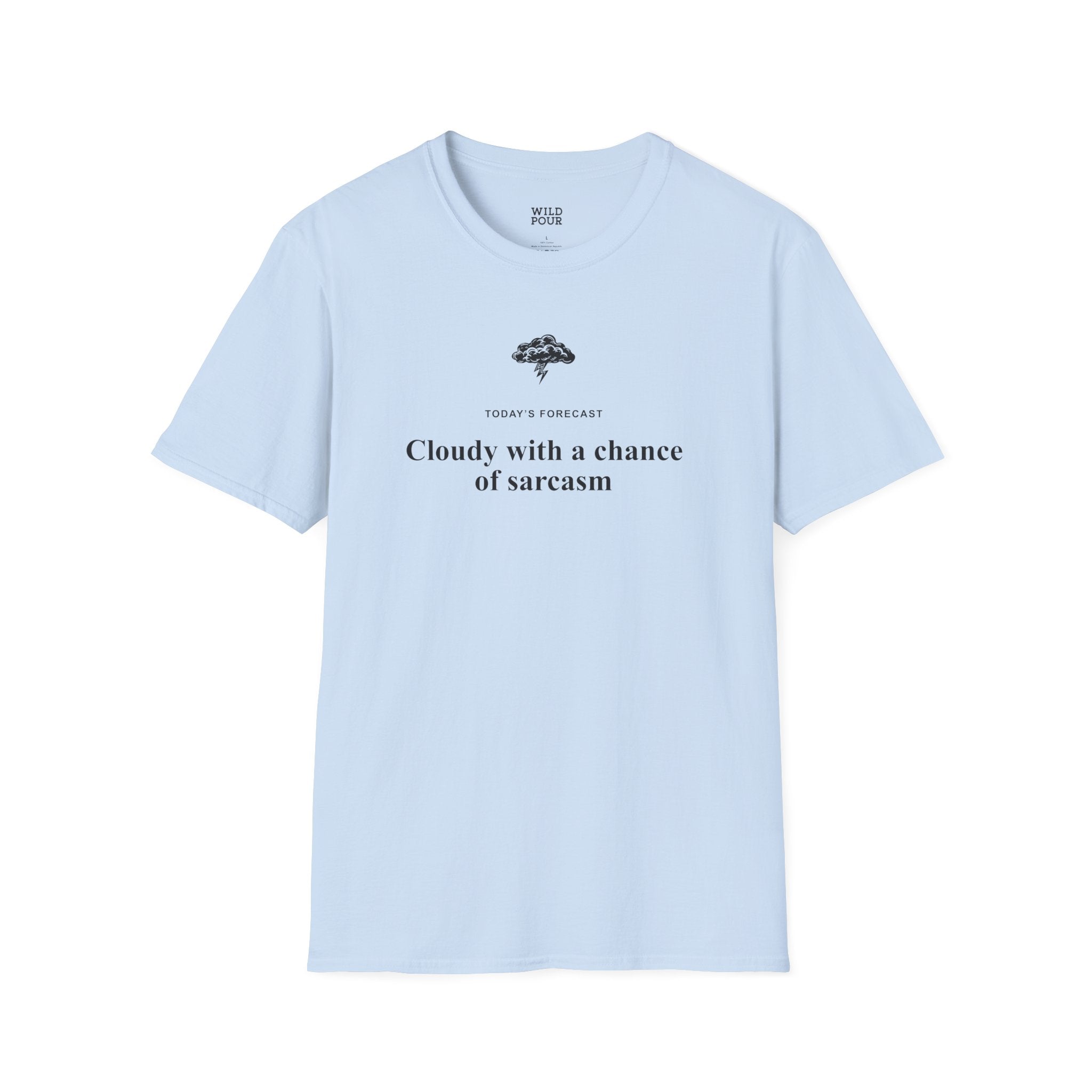 Cloudy With a Chance of Sarcasm Tee-Adult Tees-Wild Pour