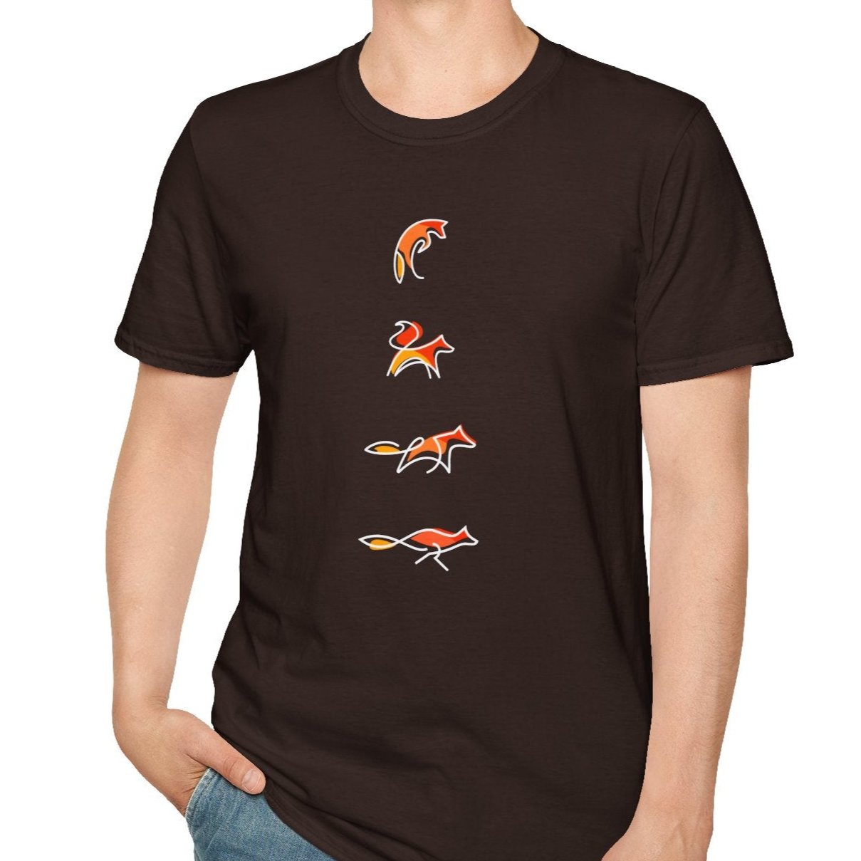 Spirited Fox Tee-Adult Tees-Wild Pour