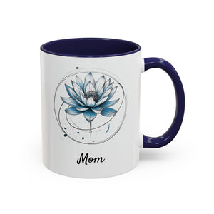 July Waterlily, Personalized Birth Month Mug-Mug-Wild Pour