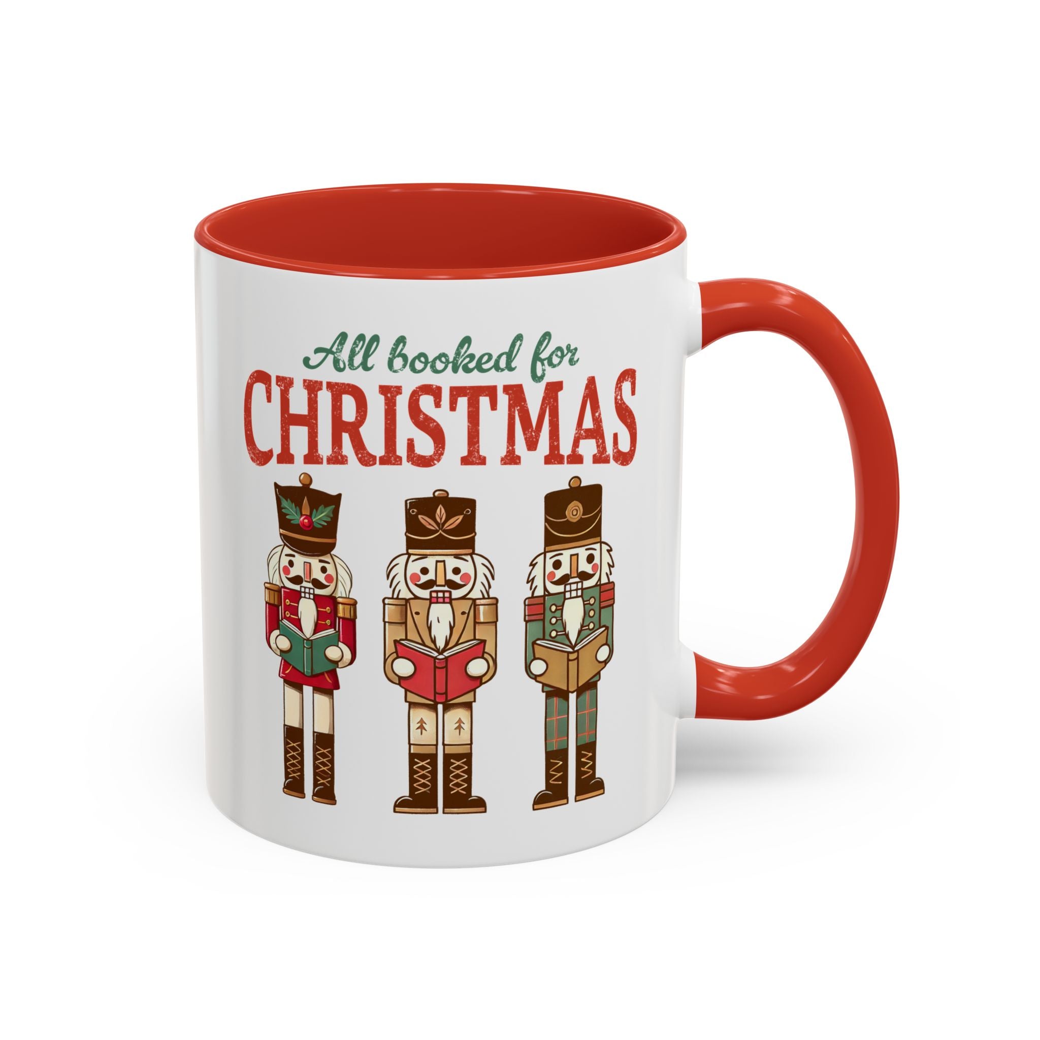 All Booked for Christmas, Nutcrackers and Books Mug-Mug-Wild Pour