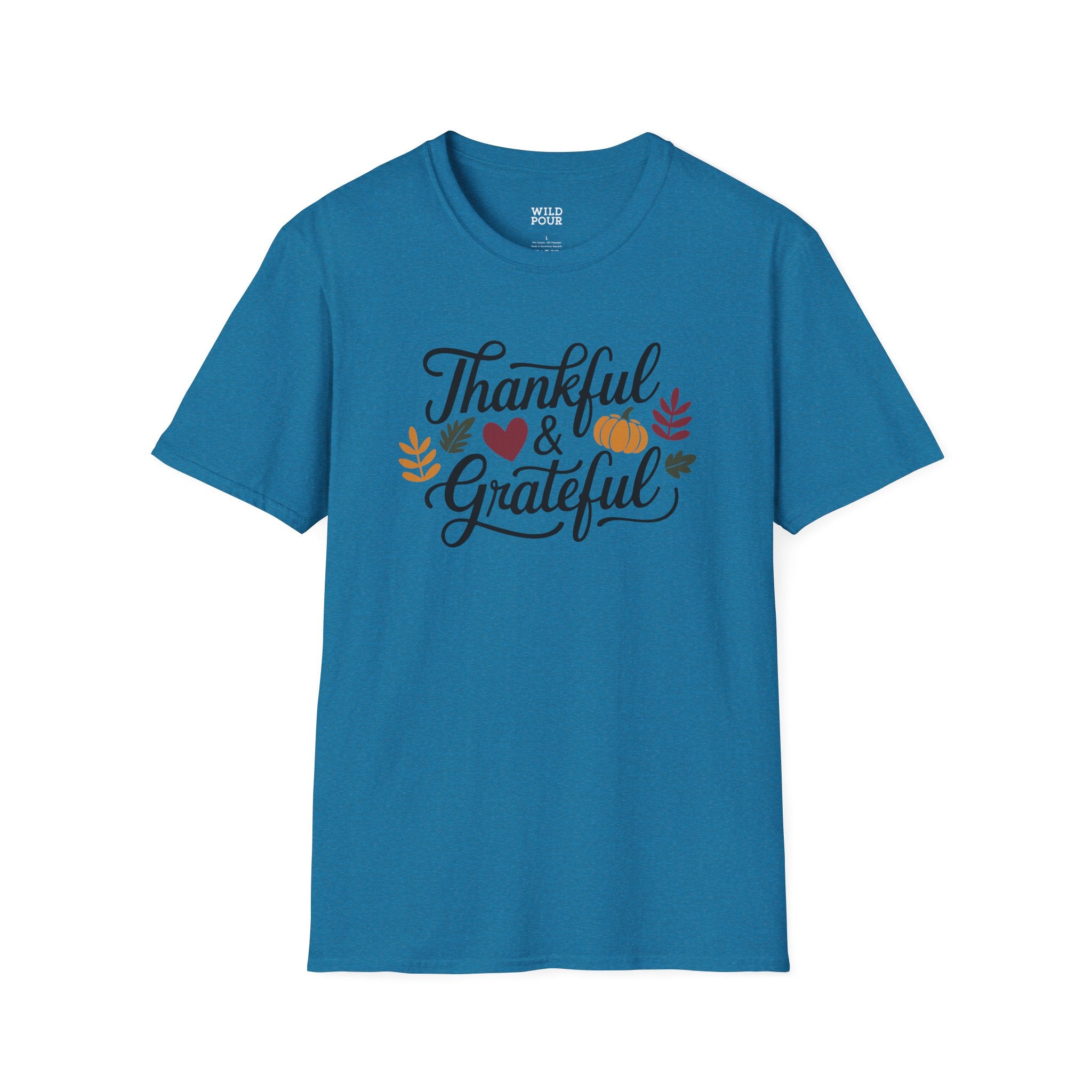 Thankful and Grateful Tee-Adult Tees-Wild Pour