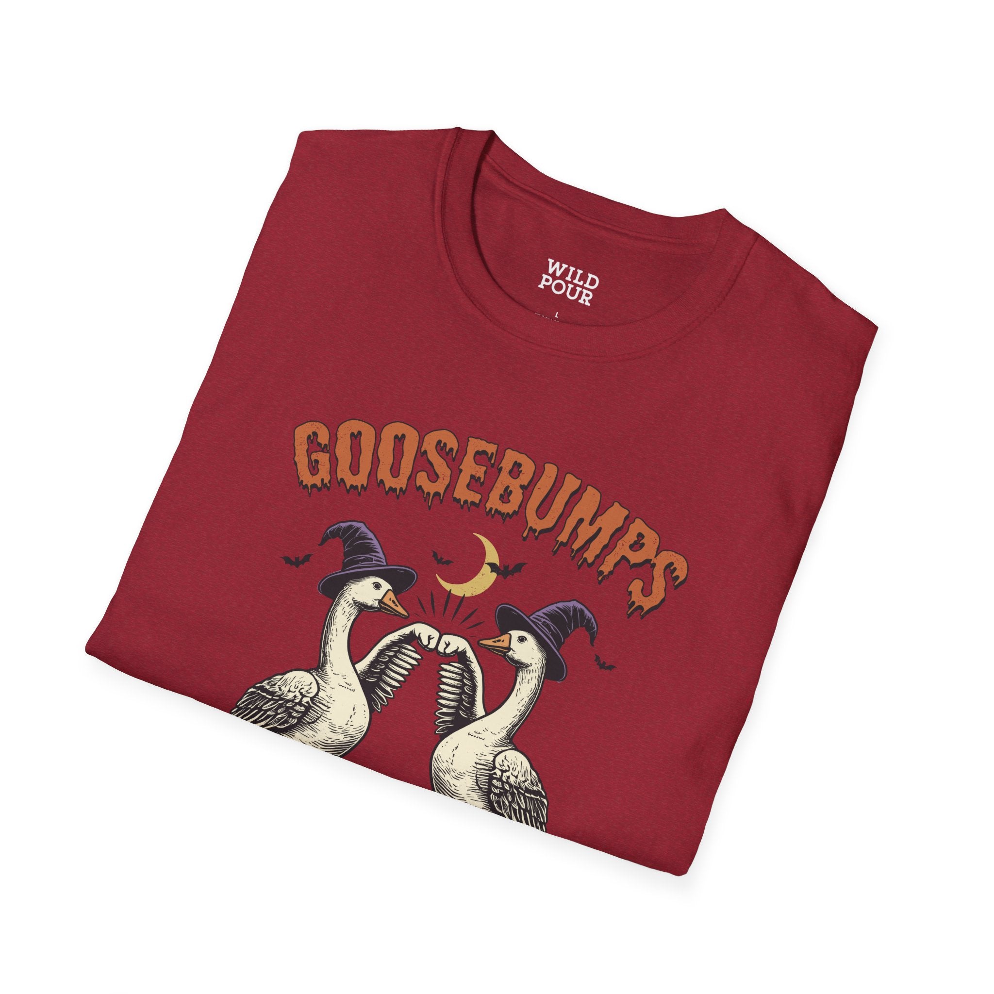 Goosebumps - Vintage Goose Tee-Adult Tees-Wild Pour