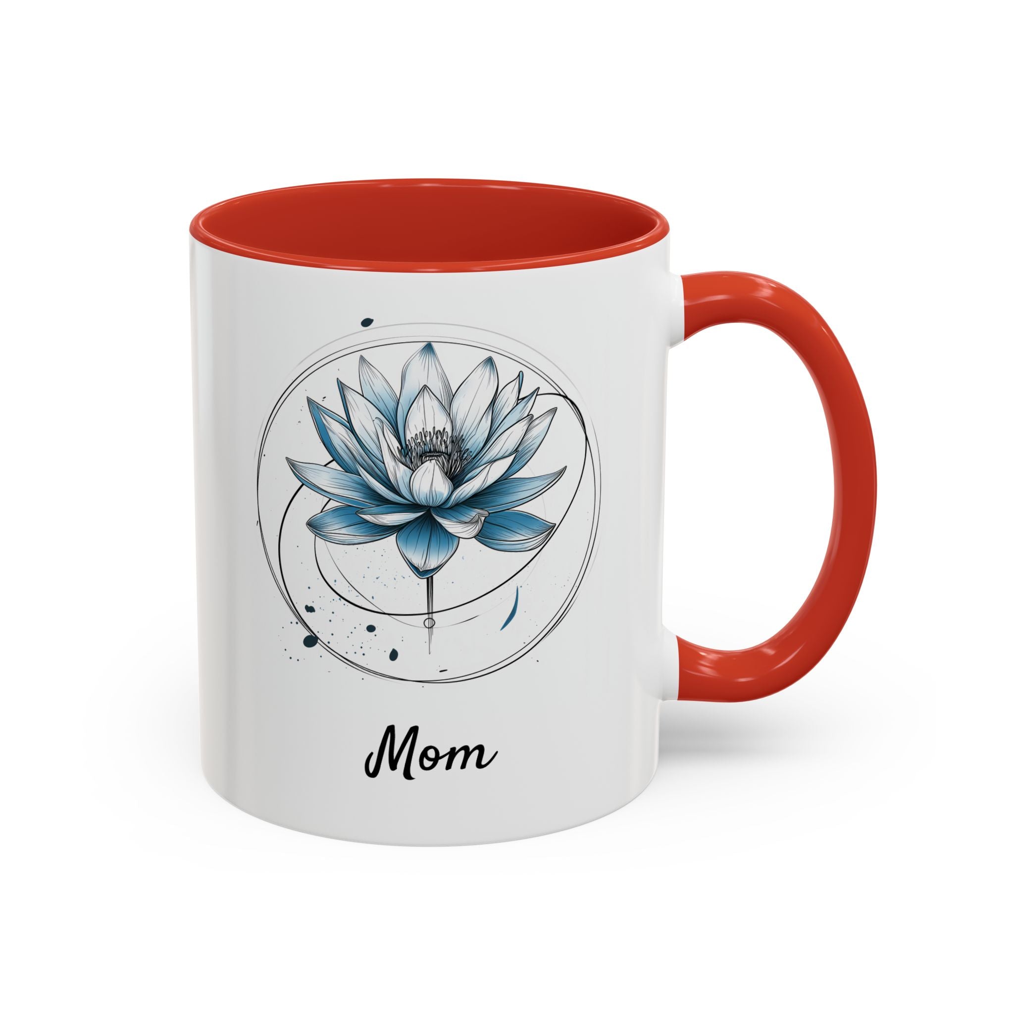 July Waterlily, Personalized Birth Month Mug-Mug-Wild Pour