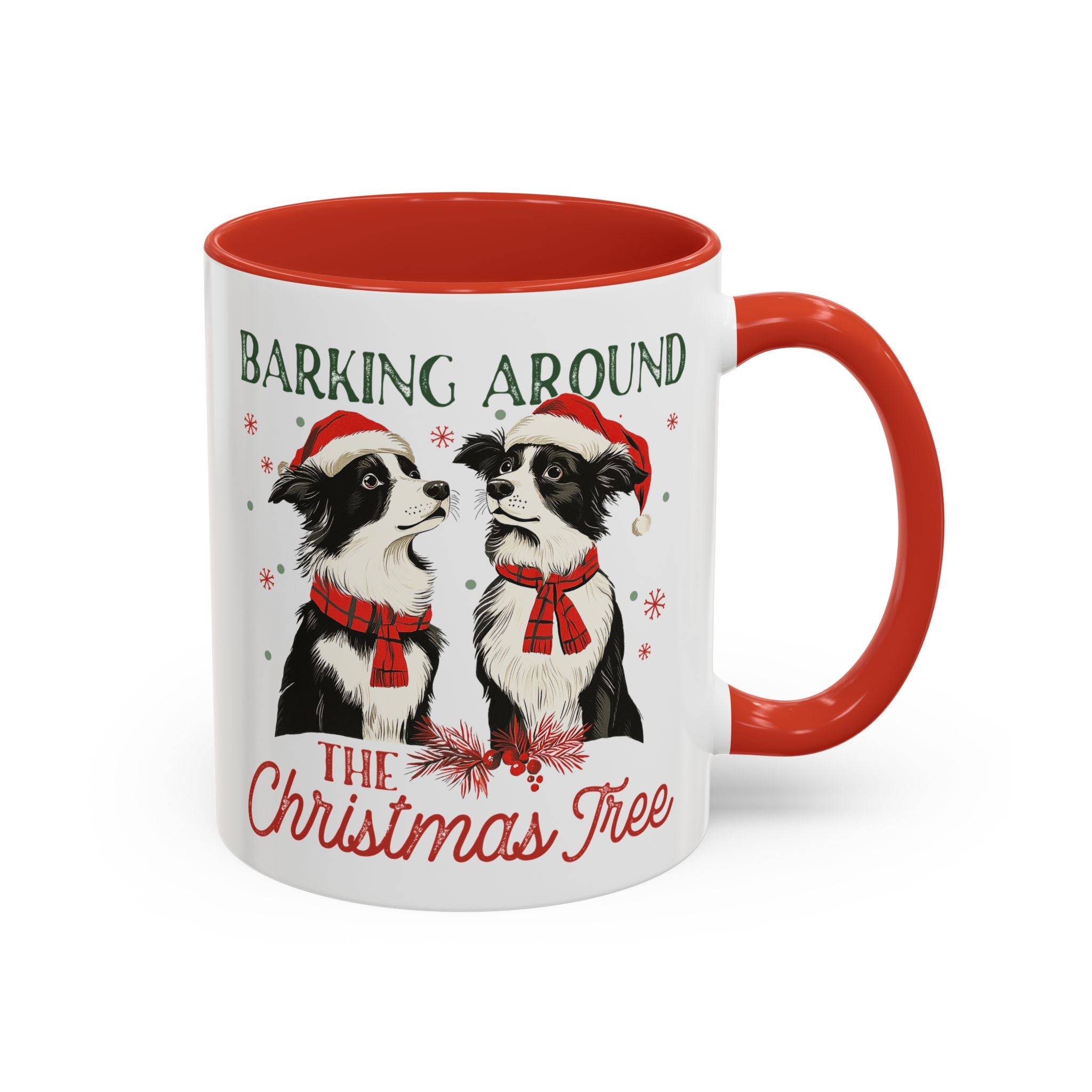 Barking Around the Christmas Tree, Farm Animals Dog Mug-Mug-Wild Pour