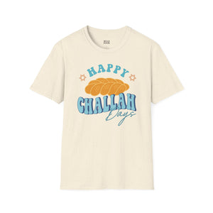 Happy Challah Days Tee-Adult Tees-Wild Pour