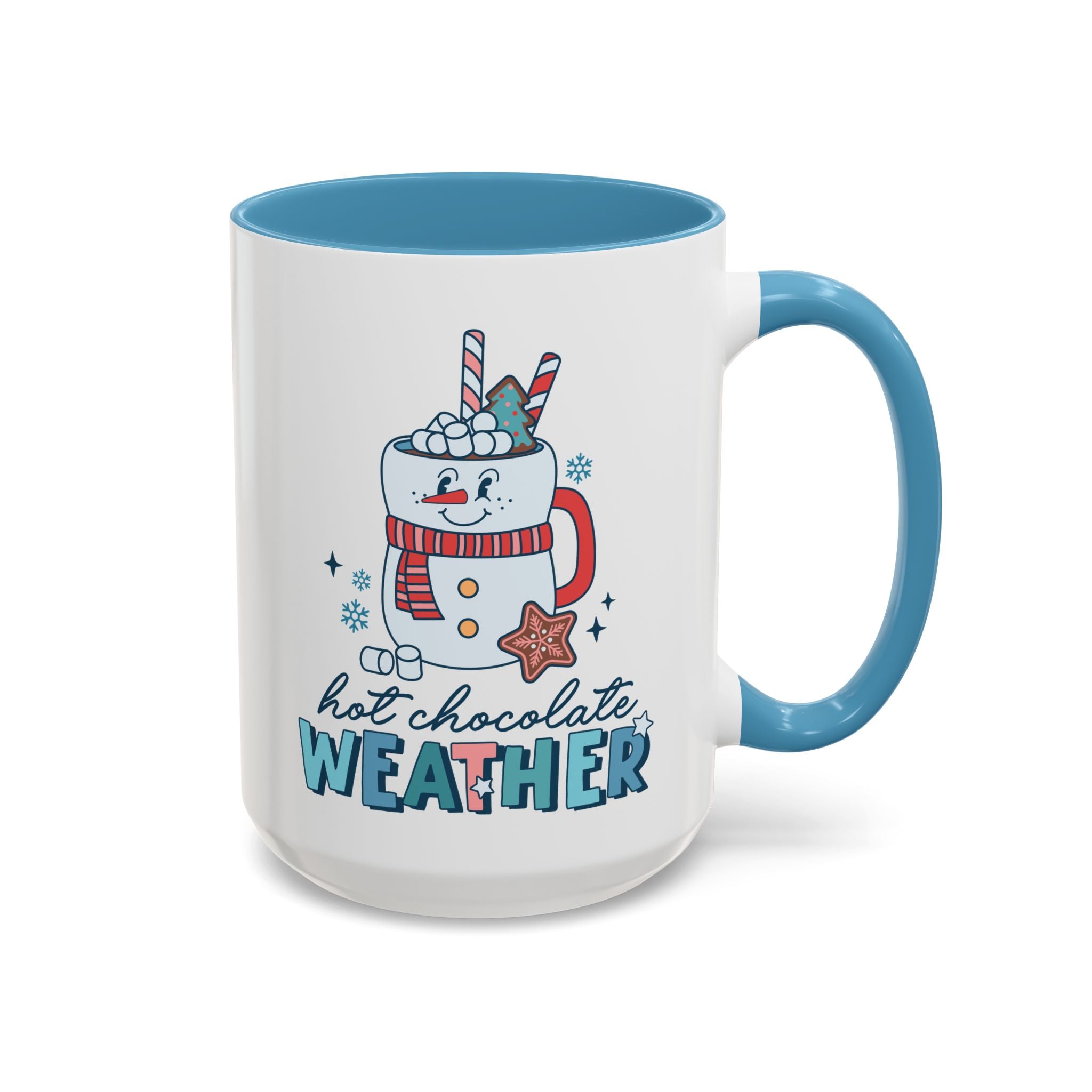 Hot Chocolate Weather, Snowman Mug-Mug-Wild Pour