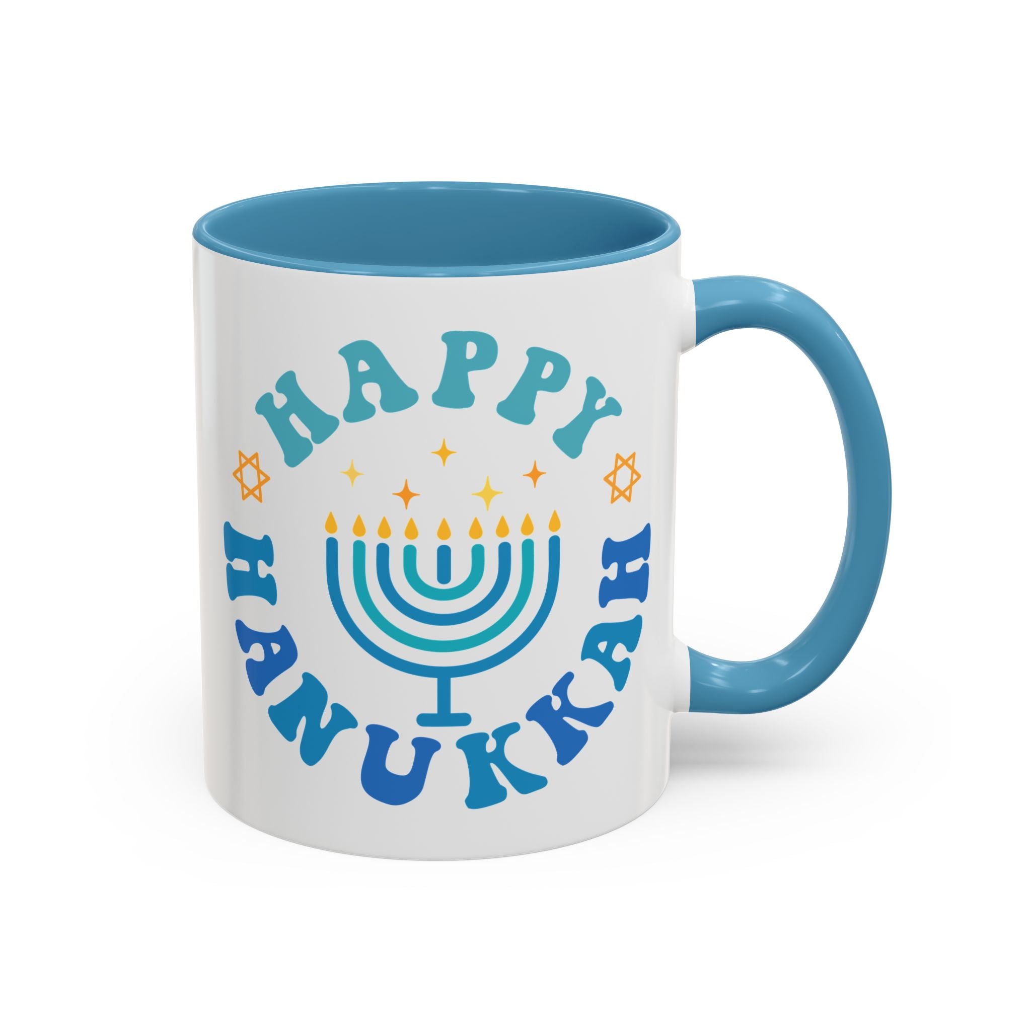 Happy Hanukkah, Menorah Mug-Mug-Wild Pour