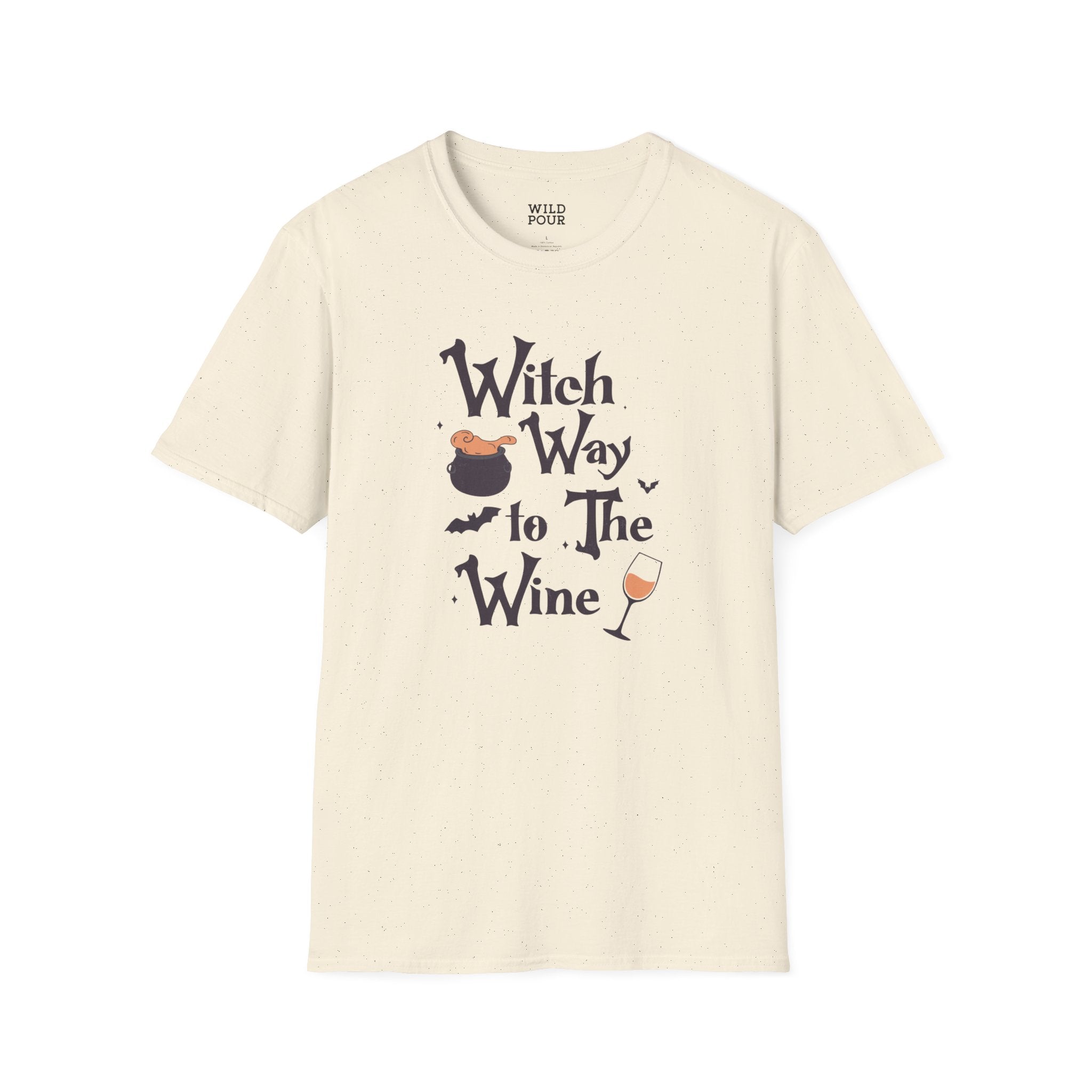 Witch Way to the Wine Tee-Adult Tees-Wild Pour