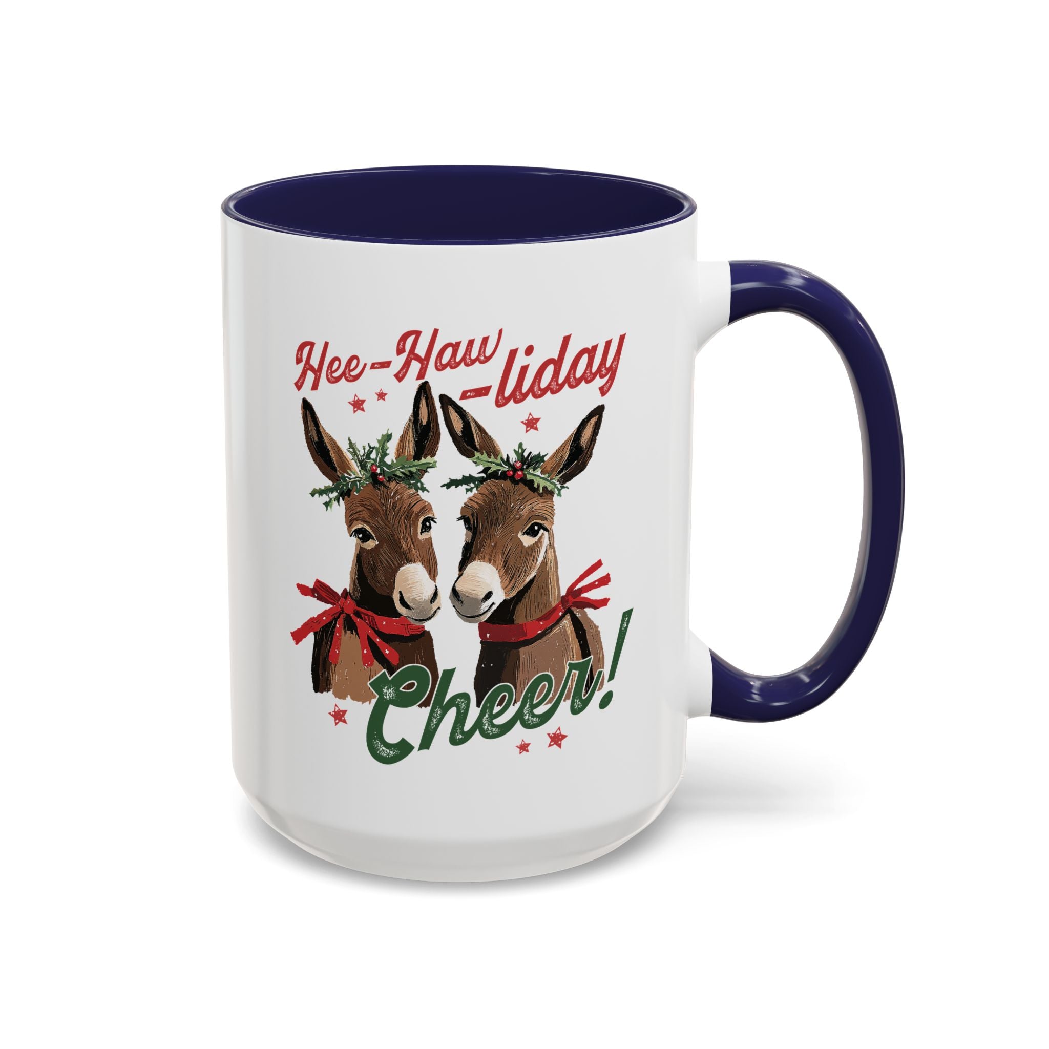 Hee-Haw-liday Holiday Cheer, Christmas Farm Animals Donkey Mug-Mug-Wild Pour