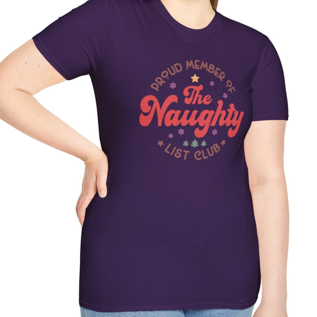 Proud Member of the Naughty List Club Tee-Adult Tees-Wild Pour