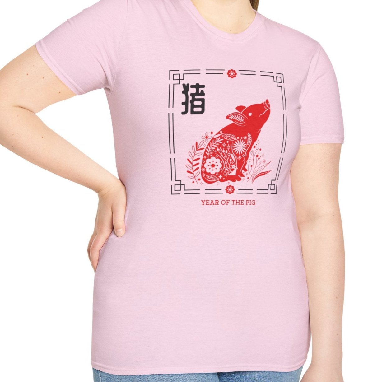 Year of the Pig, Lunar New Year Tee-Adult Tees-Wild Pour