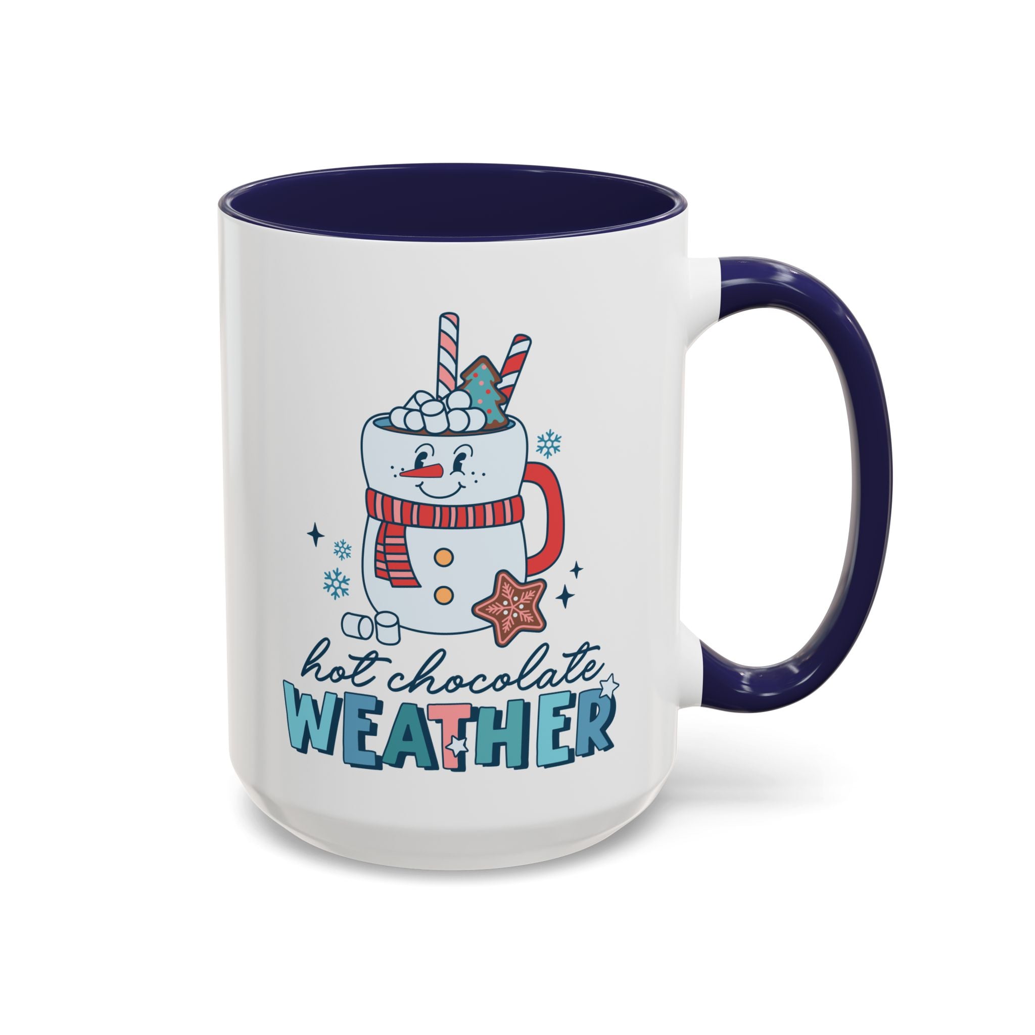 Hot Chocolate Weather, Snowman Mug-Mug-Wild Pour