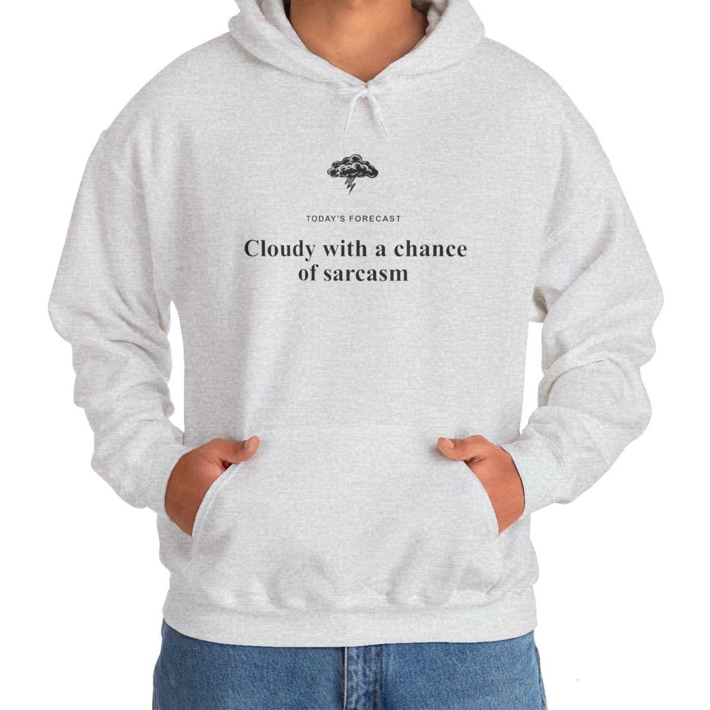 Cloudy With a Chance of Sarcasm Hoodie-Hoodie-Wild Pour