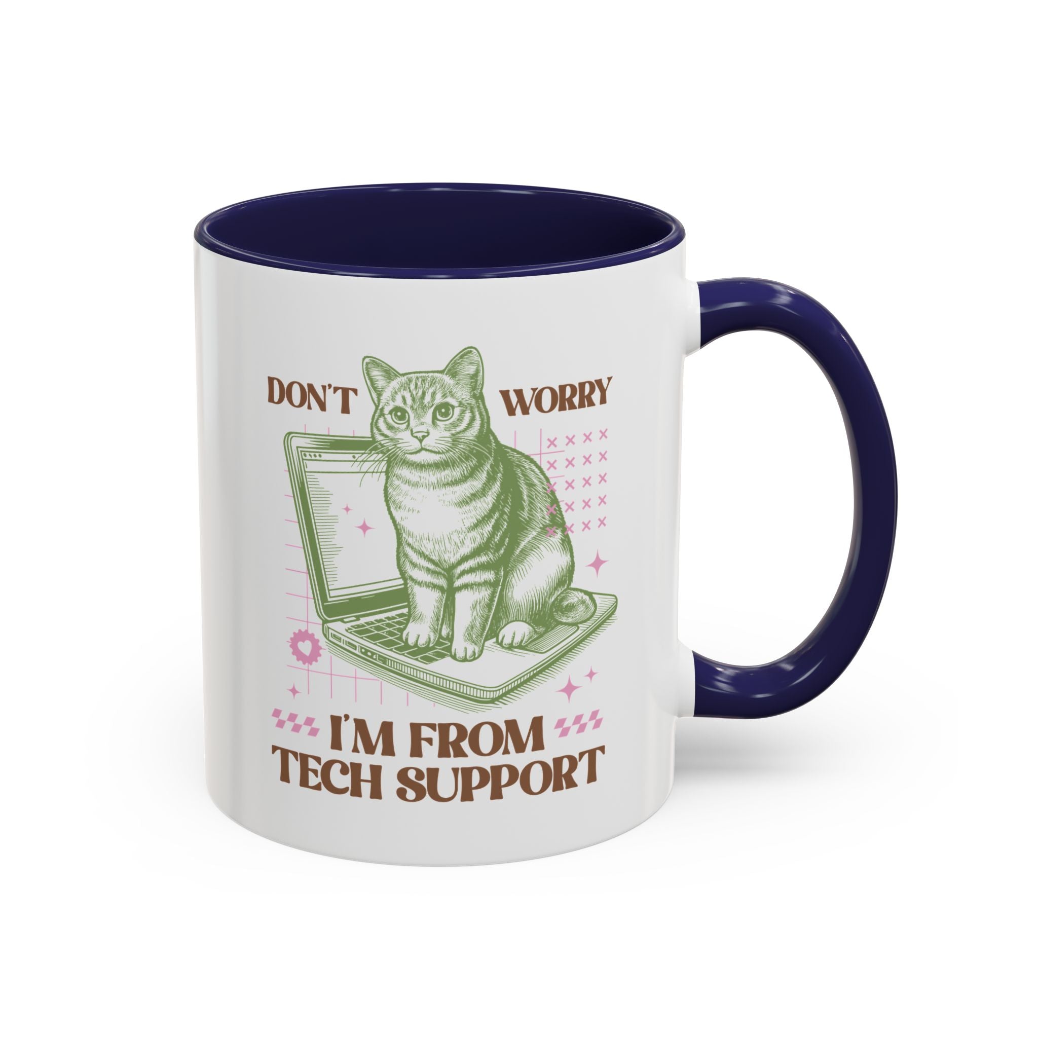 Don't Worry I'm From Tech Support, Cat Mug-Mug-Wild Pour