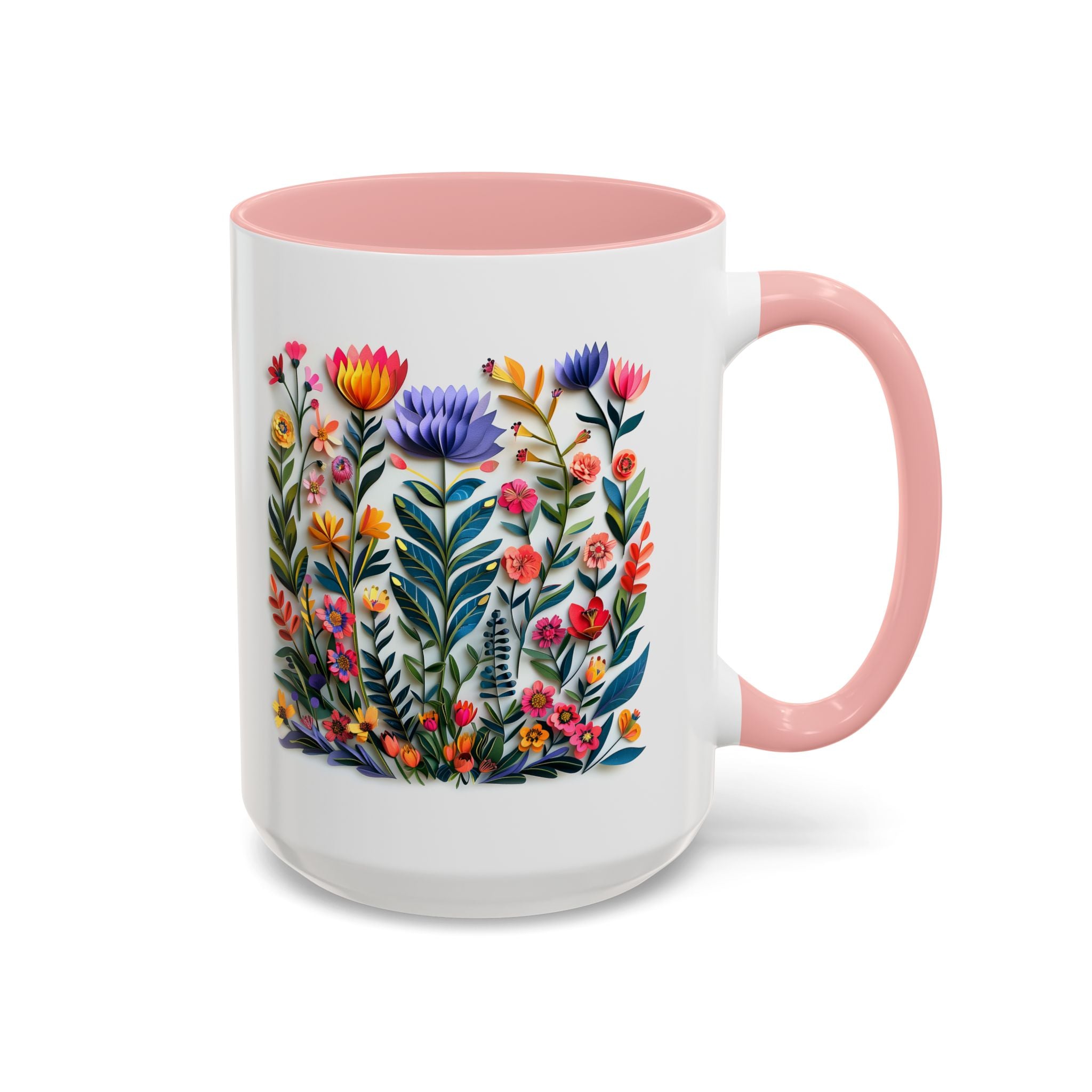 Wildflowers, Paper Quilling Mug-Mug-Wild Pour