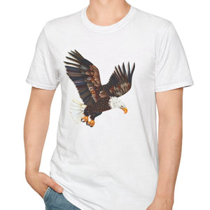 Bald Eagle, Paper Quilling Tee-Adult Tees-Wild Pour