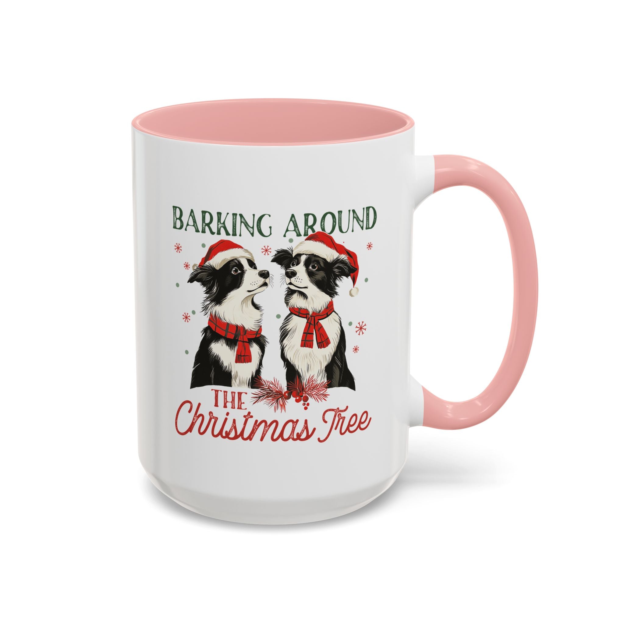 Barking Around the Christmas Tree, Farm Animals Dog Mug-Mug-Wild Pour