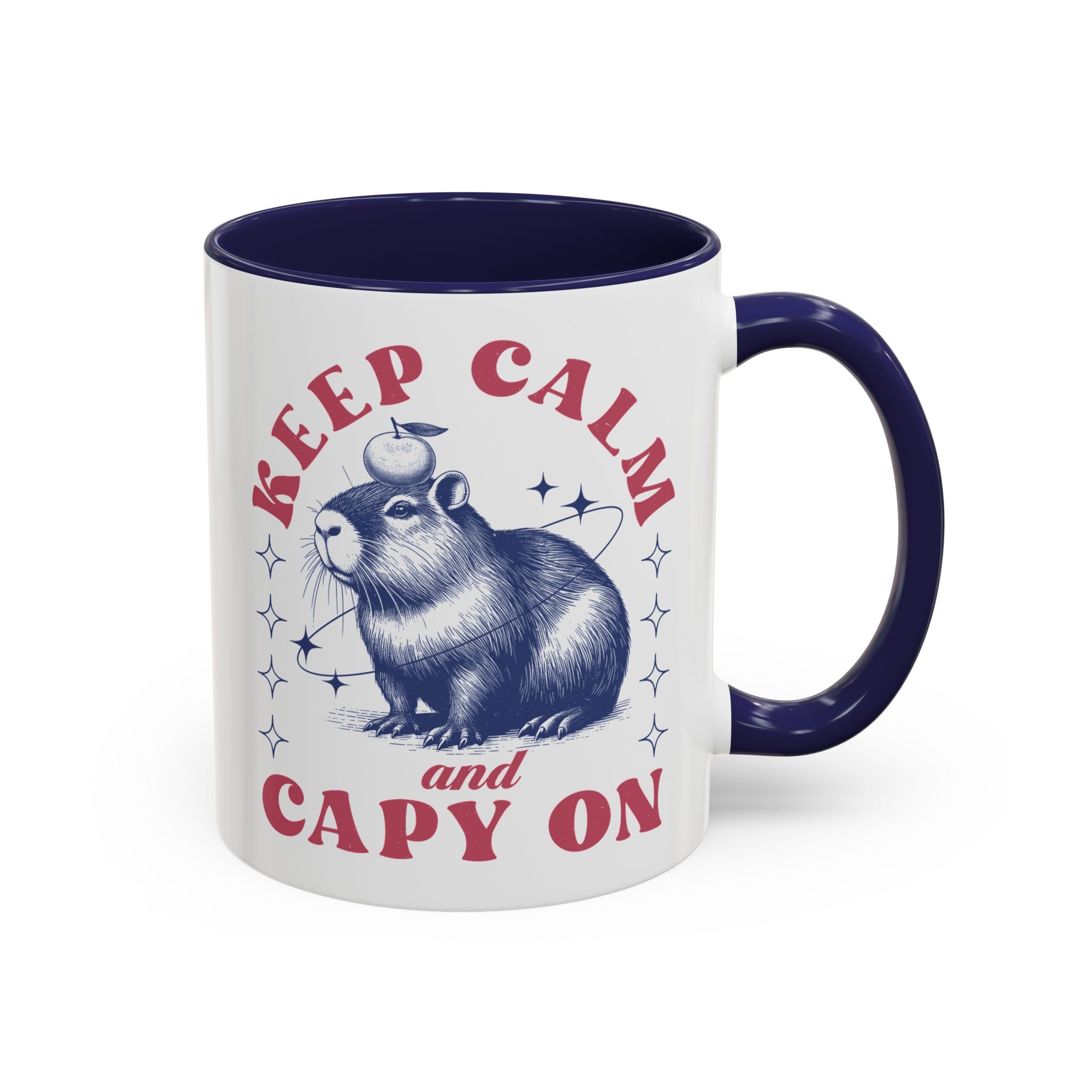 Keep Calm and Capy On, Capybara Mug-Mug-Wild Pour