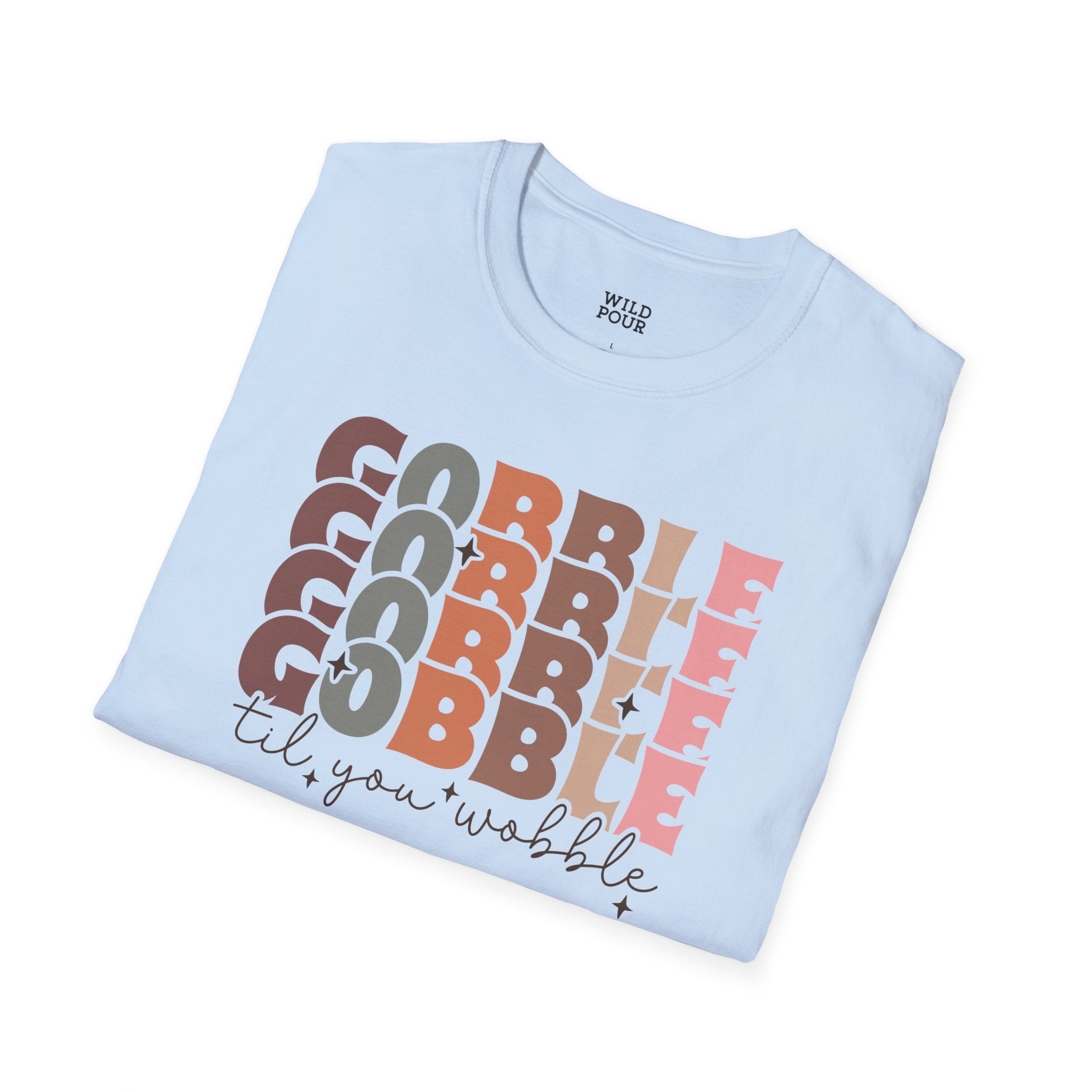 Gobble Til You Wobble Tee-Adult Tees-Wild Pour