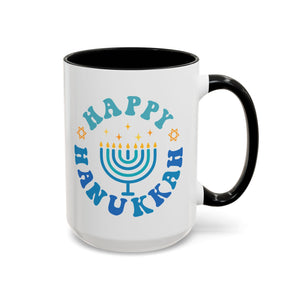 Happy Hanukkah, Menorah Mug-Mug-Wild Pour