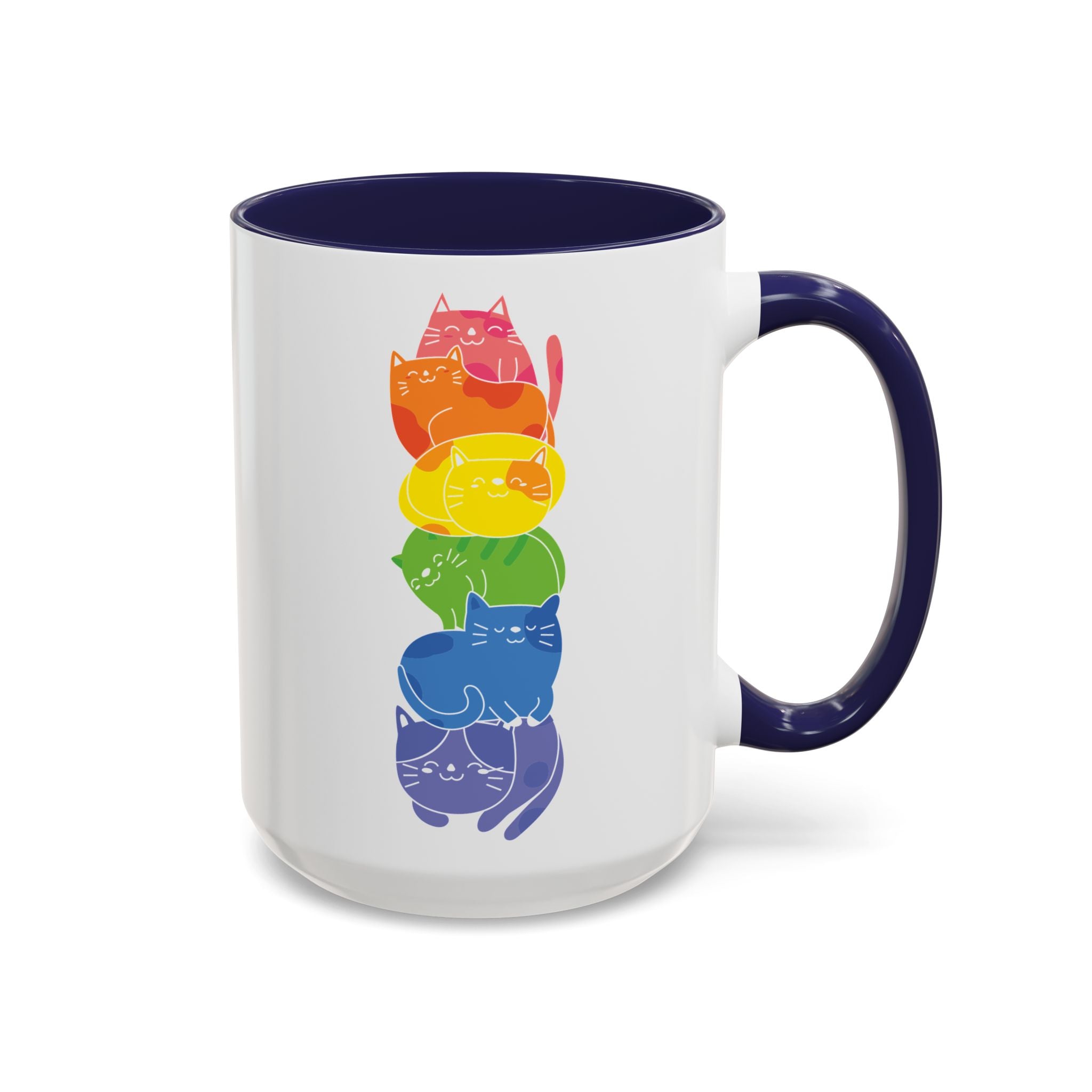 Rainbow Cat Stack Mug-Mug-Wild Pour