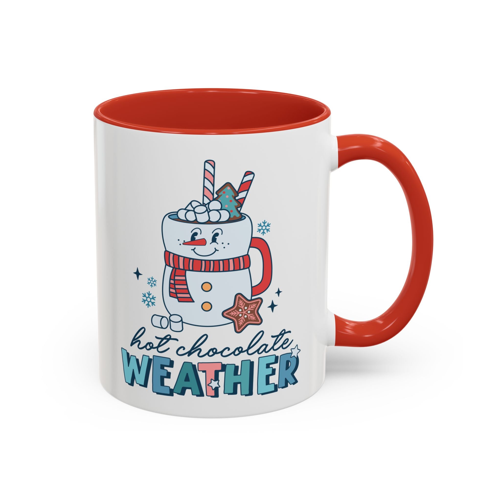 Hot Chocolate Weather, Snowman Mug-Mug-Wild Pour