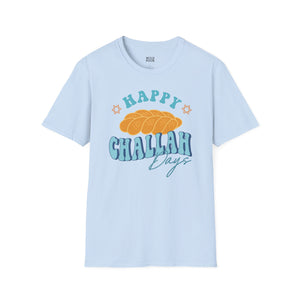 Happy Challah Days Tee-Adult Tees-Wild Pour