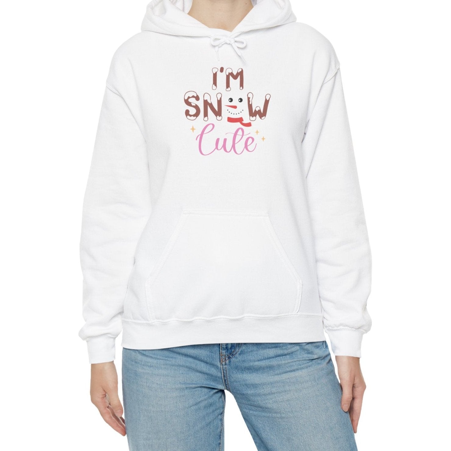 I'm Snow Cute, Snowman Hooide-Hoodie-Wild Pour