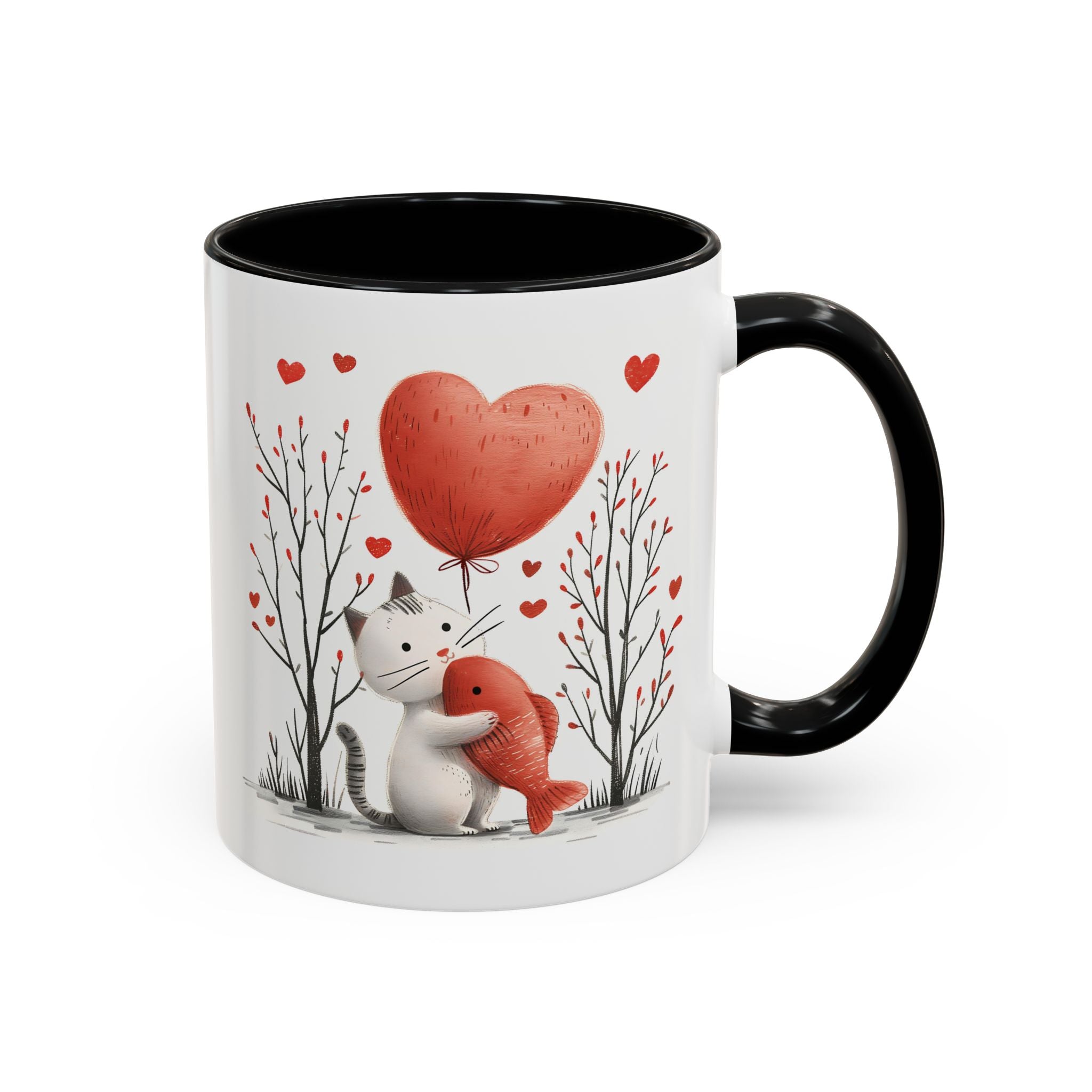 Love is a Tasty Treat, Valentine's Day Cat Mug