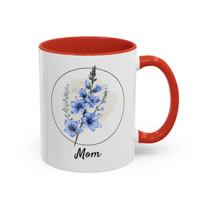 July Larkspur, Personalized Birth Month Mug-Mug-Wild Pour