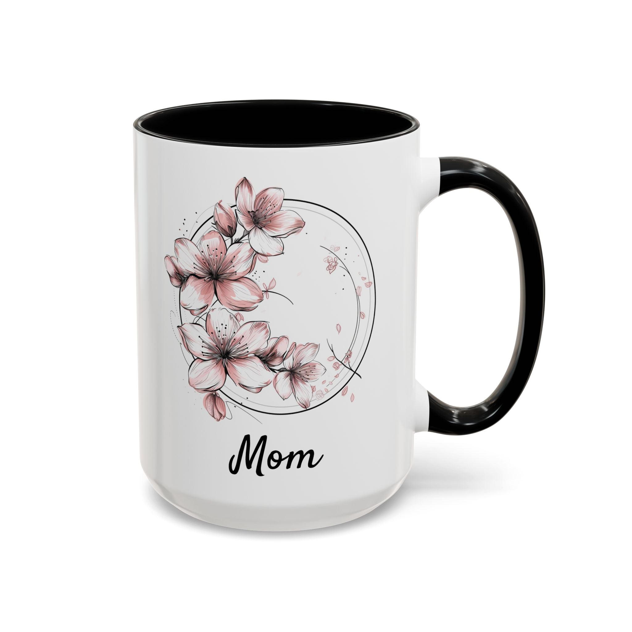 March Sakura (Cherry Blossoms), Personalized Birth Month Mug-Mug-Wild Pour