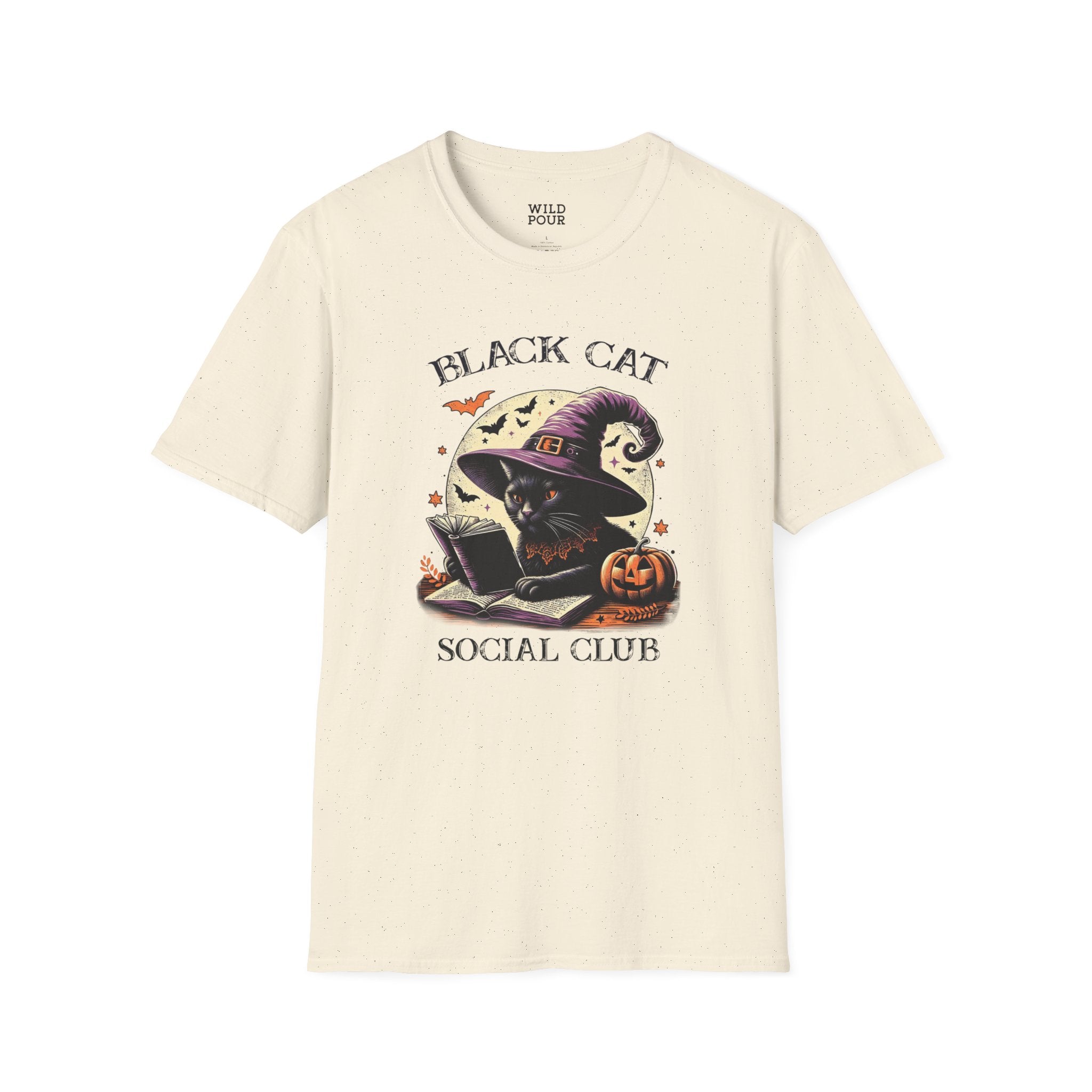 Black Cat Social Club Tee-Adult Tees-Wild Pour