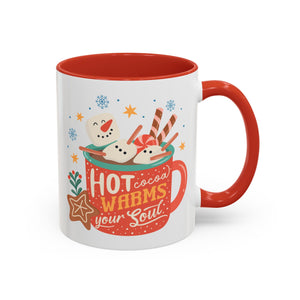 Hot Cocoa Warms Your Soul, Snowman Mug-Mug-Wild Pour