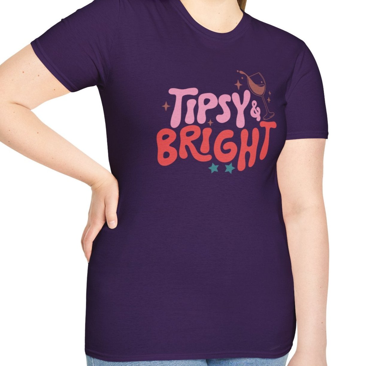 Tipsy and Bright Tee-Adult Tees-Wild Pour