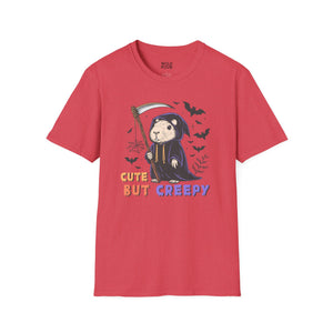 Cute But Creepy, Capybara Tee - Ultra-soft and super comfy, our premium quality unisex tees are perfect for any season.