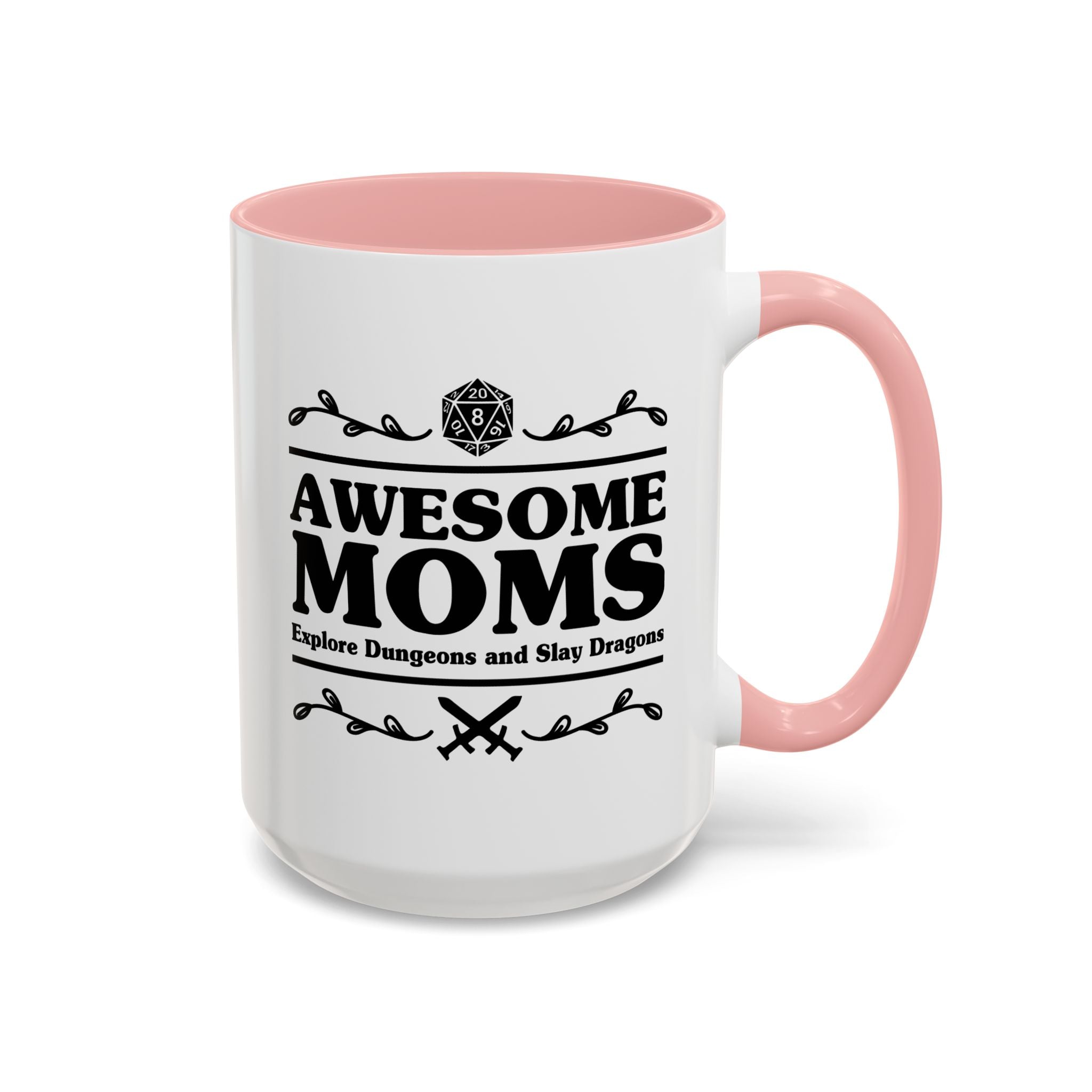 Awesome Moms Explore Dungeons & Slay Dragons, D&D Mug-Mug-Wild Pour