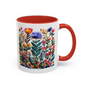 Wildflowers, Paper Quilling Mug-Mug-Wild Pour